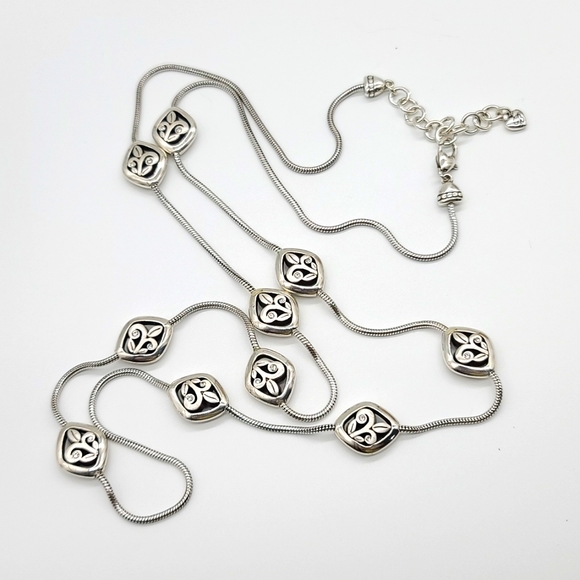 Brighton "EVE'S MAGIC" XL Layering Necklace w/ Abstract Diamond Stations - Picture 5 of 15